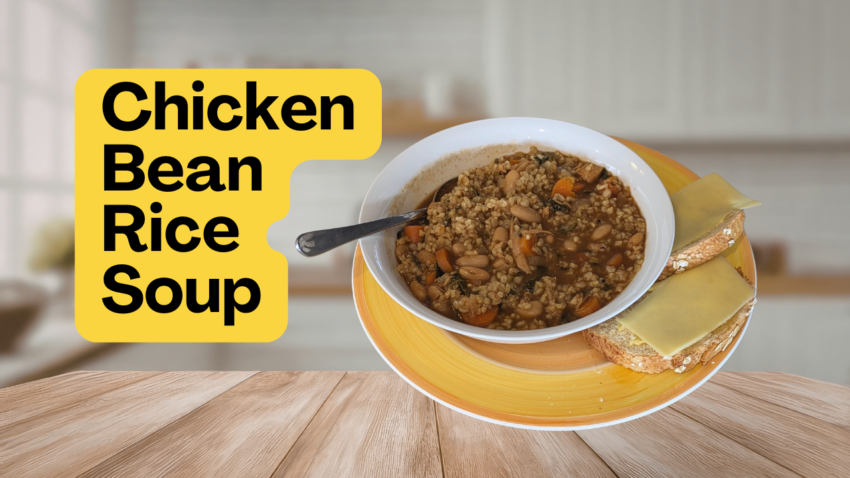 Chicken bean and rice soup recipe