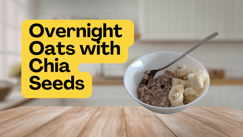 Overnight oats chia pudding protein